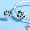 Charmos de estilo de pulsera Pando Genuino 925 STERLING Silver Shamrock Flower Beads Geads Charmed Colleto redondo Joyería de joyería4196318