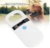 Lector de RFID para mascotas ISO11784/5 FDX-B EMID, escáner de microchip veterinario para clínica de animales con almacenamiento de datos de 128 registros, lector de mano de identificación de mascotas, 1 Juego