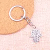 28*21mm Hamsa Palm Protection Keychain, New Fashion Handmade Metal Keychain Party Gift Dropship Jewellery