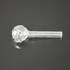 Mini Clear Glass Pipe Oil Nail Burning Jumbo Pipe Pyrex Glass Oil Burner Concentrate Pipes Thick Glass Oil Burner Transparent Smoking Tube