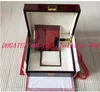 Super High Quality Topselling Red Nautilus Watch Original Box Papers Card Wood Boxes Handväska för Aquanaut 5711 5712 5990 5980 WATC2406