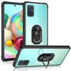 Transparente Kristall-Telefonhülle in Militärqualität, Ring, Autohalterung, Ständer für SAMSUNG GALAXY A51 M40S A71 A21 M31 A41 A31 A81 Note 10 lite A91