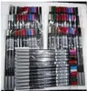 Epacket شحن مجاني 120 قطع كحل 12 diff اللون الأسود بني كحل قلم ملون ماكياج!
