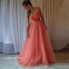 2019 goedkope watermeloen land bruidsmeisje jurk een lijn lieverd mouwloze backless lange formele meid van eer gown plus size op maat gemaakt