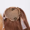 VMAE RACH 100G Blond dubbeldragen naturlig färg HorsetAil Tight Hole Clip in DrawString Ponytail Virgin Human Hair Extensions