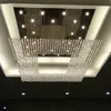 Novo Design Hot Design de Cristal Lâmpada Luminária Iluminação Grande Moderno Cristal Chandelier Hotel Lobby Levante Led Chandelier Iluminação L150 * W150cm