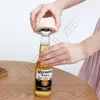 17 Styles Wooden Fridge Magnet Beer Bottle Opener Wood Refrigerator Message Magnet Sticker Creative Camping Protable Home Decoration