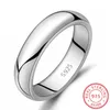 Anneaux de mariage classiques en argent pur pour femmes et hommes accessoires de robe de mode 925 bijoux en argent Sterling en gros RSY925