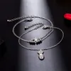 Kisswife Ankle Chain Pineapple Pendant Anklet Beaded 2018 Summer Beach Foot Jewelry Fashion Style Anklets For Women C19041501