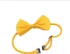 Adjustable Pet Dog Bow Tie Neck Accessory Necklace Collar Puppy Bright Color Pet Bow Mix Color 100pcs/lot