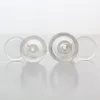 Glasplaatjes Kom Stukken Voor Roken Waterpijpen Waterpijpen Keramische Nail Bowls met Handvat Trechter Rig Accessorie 14mm 19mm mannelijke Joint