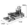 商業自動生産ドーナツ製造マシン6Lステンレス鋼エレクトリックフライフリーミングミニドーナツメーカー1750PCSH7477697