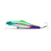 HENGJIA 50pcs/lot 13cm 28.4g 10 Colors New Minnow lure fishing Tackle with Treble hook 2#hook Diving Depth Plastic Fishing Bait(MI059)