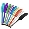 Bling Chrome Feather Design Capacitive Touch Stylus Pen for Smart Mobile Phone Tablet