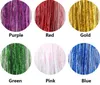 800pcs Färgglada Metallic Glitter Tinsel Laser Fiber Hår Wig Hår Förlängning Tillbehör Party Stage Wig Festiver