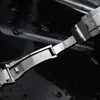 21mm Watch Band Armband för Rol Sea-Dweller med Glide Lock Tools214N