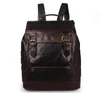 Designer-Genuine leather men's personality leather shoulder backpack head leather backpack