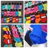 Mode Quick Dry Adult Socks Unisex Korte Sok Cheerleader Sportsokken Tieners Enkellokken Multicolors met Pakket