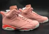 Beste Qualität Millennial Pink Basketballschuhe Herren Damen Aleali May Pink Sport Sneakers mit Box