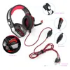 Beexcellent gm-2 headband jogo fones de ouvido duplo 3.5mm usb gaming headset com fio para ps4 xbox one pc gamer mic led luz fones de ouvido 16 pçs / lote