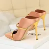 Yeni Yüksek Topuklar Stilettos Parti Wedding Sivri Burun Slipini Womens Temel Ayakkabı Bırak Shiping pompaları