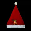 Nieuwe Fairy Lights Santa Hats met verlichte hoofdbanden Kinderhoofdbanden Antlers Plastic Speelgoed Kerstfeest Decoraties Geschenken