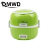 DMWDミニライス炊飯器絶縁暖房電気ランチボックス2層ポータブルスチーマー多機能自動フード容器EU C19041901