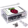 Freeshipping Raspberry Pi 3 Starter Kit 5 in 1 3,5 Zoll Display Touchscreen/Gehäuse/Kühlkörper/Micro-USB mit Ein/Aus-Schalter/US/EU/UK-Stromversorgung