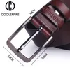 Ceinture en cuir véritable de haute qualité Ceintures de créateurs de luxe Hommes Ceintures pour hommes Cowskin Mode Boucle ardillon vintage pour jeans T200113