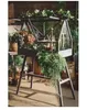 Solid Wood Ground Glas Bloem Huis Meubels Greenhouse Vlees Plant Zonneschijn Warme Kamer Vorstbestendig Indoor Balkon Rack Tuin Retro Flowers Frame