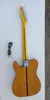 W magazynie Prince HS Anderson Hohner Madcat Mad Cat Flame Maple Top Back Yellow Electric Guitar Leopard Pickguard Bindin2463222
