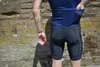 Hochwertige schwarze Pro-Radsport-Trägerhose mit Gel-Pad-Radsporthose für Herren, unten, Ciclismo, Italien, Silikon-Greifer, kann individuell angepasst werden3657352
