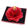 Faltbare Rose Ring Box Für Frauen Romantische schlagen 2019 Kreative Schmuck Lagerung Fall Kleine Geschenk Box Für Ringe C63723448061