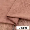 Fabric Double Cotton Linen Soft Baby Cloth Dress Bamboo Crepe Slub Fashion Clothing DIY Sewing Craft Material 130*50cm