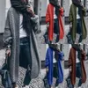 Fashion Women Solid Winter Wool Cardigan Solid Bat Jacket Sweater Loose Long Thick Coats Oversize Casual Overcoat Tops