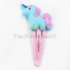 Unieke metalen haarspeldjes voor kinderen Haarclip 19 modellen Multi-stijl regenboogpaardarmbandaccessoires PVC cartoon haarspeldjes