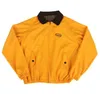 Mens Jacket Spring Fall Street Style Yellow Outfits Fashion Turn Down Neck Jacket Streetwear