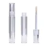 Lip Gloss Tubes Empty 7.8ML Lipgloss Tubes Round Transparent Lip Gloss Tubes With Wand Empty Clear EEA1713 100pcs