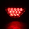 Luce di stop rossa a 12 LED Coda posteriore Stop Illuminazione di sicurezza Moto universale ATV SUV Car Auto Warnning Lamp 12V