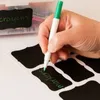 4pcs/set Blackboard Sticker Craft Kitchen Jars Organizer Labels Chalkboard Chalk Board Sticker Black Board Label CCA11599-A 500set