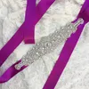 Clasificación nupcial de la boda de la boda de la boda de cuentas hecha a mano 2019 lujosos de lujo satén cinturones de boda vendidos calientes de boda