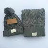 Fashion-Hot fashion brand yojojo men and women winter high quality warm scarf hat suit full knit hat