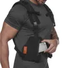 Mini mężczyźni platforma piersiowa na zewnątrz sportowa torba streetwearowa kamizelka telefoniczna torby klatki piersiowej mężczyźni kamizelki1288f