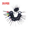 26pcs/18pcs Automotive Plug Terminal Removing Tool Key Circuit Board Wire Harness Terminal Extraction Pick Crimp Pin Needle Remove Set Car Kit