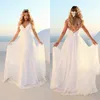 Elegante Boho Frauen Straps Lange Brautkleider 2020 Brautkleid V-ausschnitt Spitze Bohemian Slim Fit Party Sexy Braut Kleid günstige 157Z