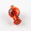 Accessoires pour fumeurs US Couleur Perruque Wag Verre Bubble Carb Cap 28mm OD Couleur Unique Caps Pour Quartz Banger Nails