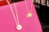 Fashion simple pearl shell pendant short necklace female clavicle necklace gold silver plated wholesale free shipping