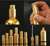 50PCS Gold Glas Flasche Kosmetik Verpackung Serum Lotion Pumpe Spray Flasche Zerstäuber 10ML-100ML1