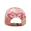 Fashion- Casual Luxury Design Baseball Caps For Women Sweetie Snapback Caps Bone Camouflage Casquette Golf Hats Pink Color Perfect Gift M81Y