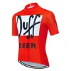 2020 Team Duff Beer Cycling Jersey Bike Pant Set 20d Ropa Mens Summer Quick Dry Dry Procy Tercts Short Maillot Culotte Wear